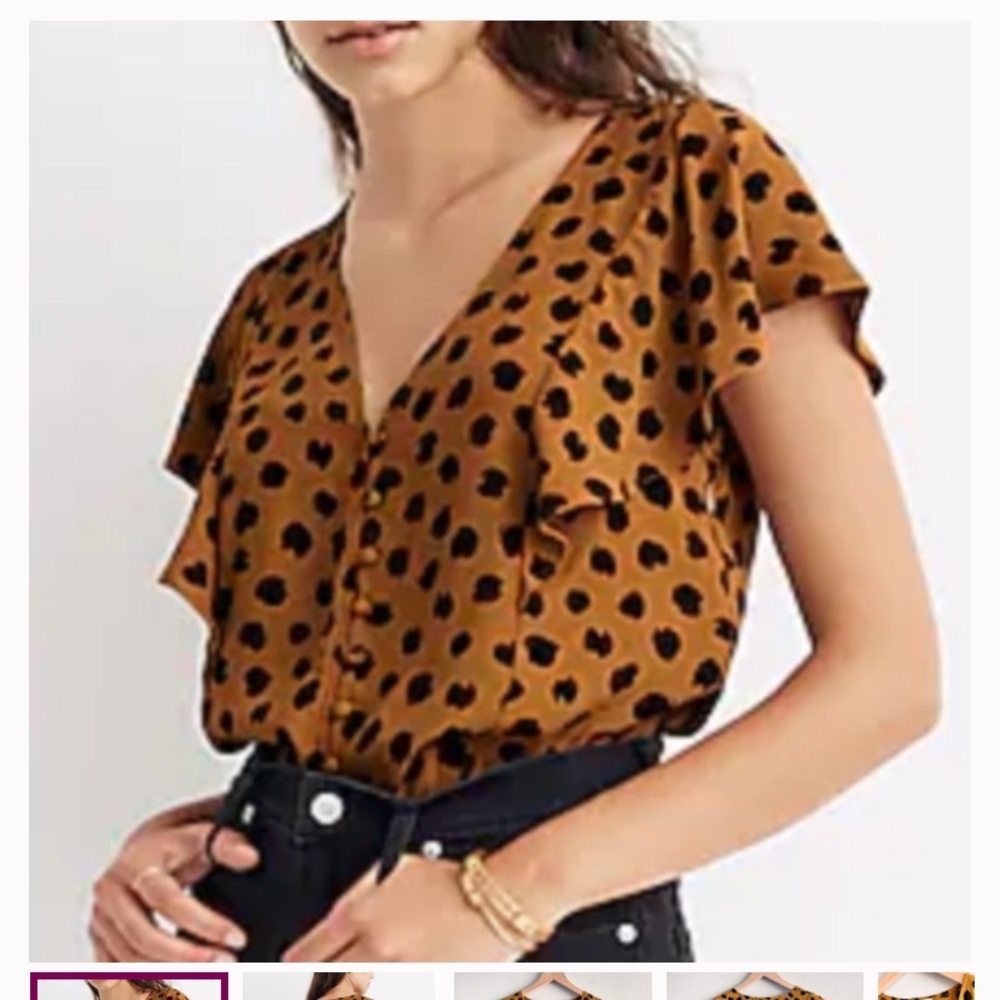Madewell Dot Blouse